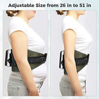 Gait Belt with 7 Handles Transfer Lift Belts for Elderly Paitients Standing Walking Assist Aid Quick Release Locking