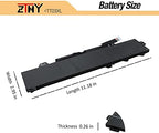 ZTHY TT03XL 933322-855 932824-421 Laptop Battery Replacement for HP EliteBook 755 G5 /850 G5 /850 G6, ZBook 15U G5 /15U G6 Series 932824-1C1 932824-2C1 HSTNN-LB8H HSTNN-DB8K 11.55V 56Wh 4850mAh