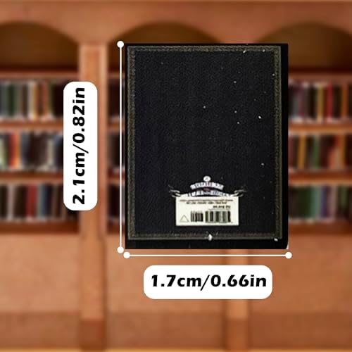 200 PCS Book Miniatures Set, Mini Books for Anxiety Bookshelf, Dollhouse Decor, DIY Crafting, Accessories Mini Miniatures Books
