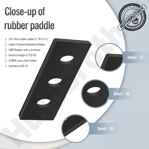 Snow Blower Impeller Modification Kit - 1/4" 3-Blade Universal, for Modifies 2-Stage Machine (3)