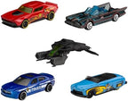 Bundle of Hot Wheels 5-Car Pack of 1:64 Scale Vehicles + Hot Wheels RC 1:15 Scale Shark Speeder, Remote-Control Vehicle That Bends, Turns & Slides Like a Mutant Machine, Features Lights & Sounds