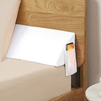 Vekkia Queen Bed Wedge Pillow for Headboard Gap/Headboard Pillow/Mattress Wedge/Bed Gap Filler，Bolster Pillow Close Gap Between Mattress and Headboard(White 60"x8"x6")