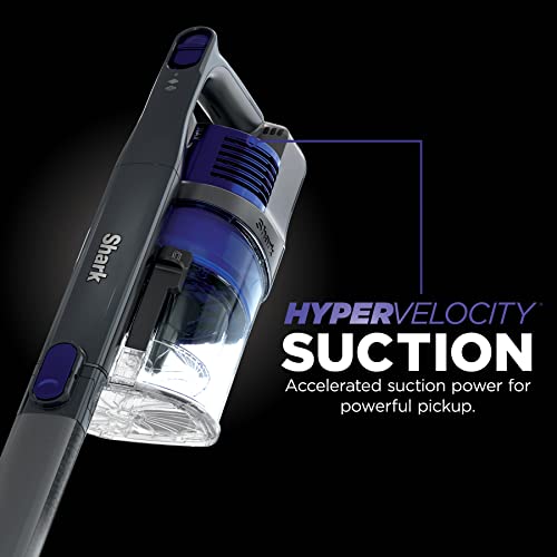 Shark Cordless Vacuum Cleaner with with XL Dust Cup, Lightweight, Portable, Rechargeable, Powerful Pet Hair Pickup, Removable Handheld, Crevice Tool, Carpet and Hard Floors,40min Runtime, Grey, IX141