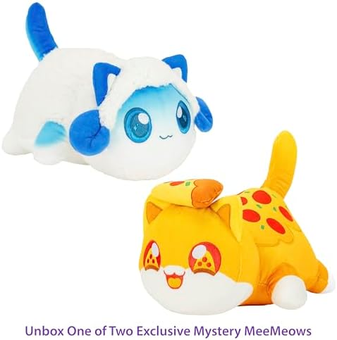 Aphmau 6” MeeMeow Plush 3-Pack, Friends Surprise Box That Includes 2 Friends Plush + 1 Exclusive Mystery Plush, Official Merch