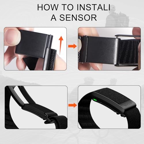 surundo Nylon Sport Band Compatible with Whoop Band 4.0 Strap Men Women, Breathable Nylon Adjustable Waterproof Replacement Wristbands Straps for Whoop Band 4.0