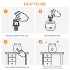 INRAGEO Rechargeable Mosquito Repeller Refills, Compatible with Thermacell E-Series & Radius Only, No DEET, Spray or Flame（4 Refills）