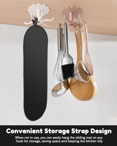 Sliding Pad for Ninja Single Serve Coffee Maker PB051 and PB041 - Smooth Glide with Anti-Slip Base, Perfect Accessories Fit for Ninja Coffee Machine PB051/PB041, Includes Hanging Strap