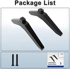 Replacement Legs for LG TV, TV Stand Legs for 43 Inch LG TV Legs 43UK6200 43UK6090 43LK5700PUA 43UM7300 43UN6900PUB 43LJ5500 43LJ550M 43LJ5550 MAM645839 AAN76009325 AAN76009305 AAN76009358 with Screws