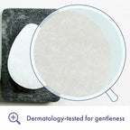 Buf-Puf Facial Sponge, Dermatologist Developed, Removes Deep Down Dirt & Makeup That Causes Breakouts and Blackheads, Reusable, Exfoliating, White, 2 Count