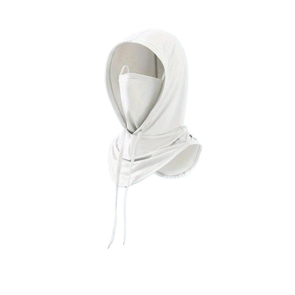 Cooling Balaclava Sun UV Protection Hood Breathable Full Head Mask Face Cover for Men Women Cycling Motorcycle Fishing White