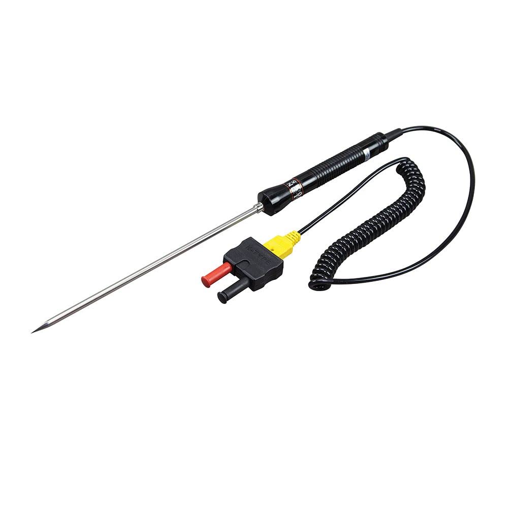 Klein Tools 69144 K-Type Thermometer Temperature Probe for HVAC Applications with Coiled 5-Foot Lead