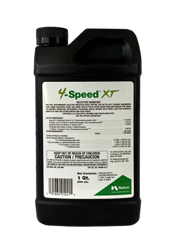 Nufarm 4-Speed XT Herbicide, Superior Broadleaf Weed Control, 32 oz