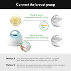 S9/S12 Baby CaraCups Wearable Milk Collection for 99.9% Separable Electric Breast Pumps, Hands Free Milk Collector Cup Set, Compatible with Spectra, Medela, Lansinoh, Accessories Replacement (24 mm)
