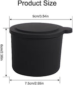 4PCS Ice Molds Replacement for Kitchenaid, Reusable Silicone Ice Molds with Lids Replacement Compatible with Ice Shaver Machine Accessories Easy to Clean