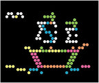 Lite-Brite Peg and Template Refill Pack, Light Up Drawing Board Accessories, LED Pegs with Colors, Toys for Creative Play, Light Toys for Kids Aged 4 +