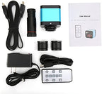 37MP Industrial Microscope Camera with USB, Lab Microscope Accessories, Standard Output, Convertible Adapter, for Microscope (US Plug)