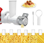 Pasta Maker Attachment for Kitchenaid Stand Mixer with 6 Different Shapes of Pasta Outlet, Durable Kitchenaid Accessories and Attachments, Dishwasher Safe