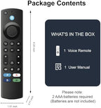 Replacement Voice TV Remote for Amazon Fire Smart Stick 4K Max, 4K, Cube, for Insignia, Toshiba, Pioneer Smart TV, for Firestick (Lite, 2nd Gen, 3rd Gen)