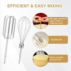 4pcs Hand Mixer Beaters Attachments Set, 2 Styles Stainless Steel Handheld Mixer Replacement Beaters Electric Mixer Parts Accessories for Hamilton Beach Hand Mixer 62682RZ 62692 62695V 64699