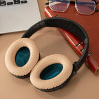 Aurivor Replacement Ear-Pads Cushions for Bose QuietComfort (QC) 35 35ii 25 15 2 and More Headphones, Upgraded Covers with Soft Protein Leather, Reinforced Sealing, Optimized Memory Foam (Brown)