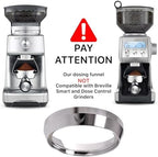 54mm Espresso Dosing Funnel and Puck Screen Set Magnetic Coffee Dosing Ring And Filter for Portafilters Compatible with 54mm Breville Portafilter Basket Premium Espresso Machine Accessories