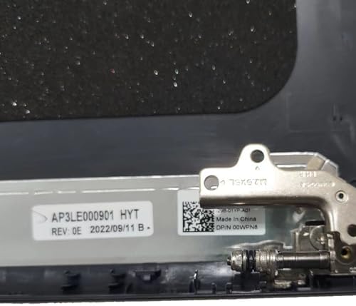 Replacement Laptop LCD Back Cover Top Case Rear Lid with Hinges and Front Bezel Frame for Dell Inspiron 15 3510 3511 3515 15.6" 00WPN8 0WPN8 09WC73 9WC73 AP3LE000901 15.6inch