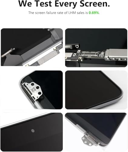 YUSE A2337 Screen Replacement 13.3” for MacBook Air 2020 Year M1 Retina, EMC 3598 MGN63 MGN93 MGND3 MGN73 MGNA3 MGNE3 A Full LED LCD Display Assembly 2560x1600 (Rose Gold)