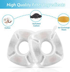 42 Pcs Cat Water Fountain Replacement Filters-21 Pack Water Fountain Filters 21 Pack Pre-Filter Sponges, Pet Fountain Replacement Filters Fit for 95oz/2.8L Cat Pet Fountain