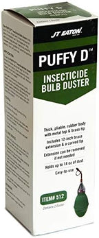 Puff-D 512 Puffy-D Bulb Insecticidal Duster, Heavy-Duty Dust Applicator for Pest Control, Green