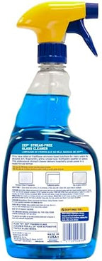 Zep Streak-Free Glass Cleaner - 32 Oz (Case of 12) ZU112032- Professional Grade Formula that Cleans Dirt, Fingerprints, Grime, Smoke Haze, and Toothpaste on Windows, Mirrors, and Other Glass Surfaces