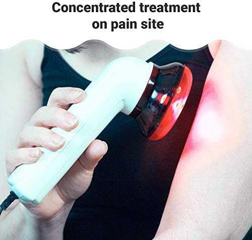 M PAIN MANAGEMENT TECHNOLOGIES Red Light Therapy Infrared Heating Wand by Theralamp – Handheld Heat Lamp Includes Replacement Bulb – Provides Muscle Pain Relief and Increased Blood Circulation