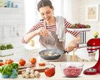 Food Grinder Attachment for KitchenAid Mixers,Stainless Steel Dishwasher Safe Meat Mincer Accessories Set Included 3 Sausage Stuffer Tubes