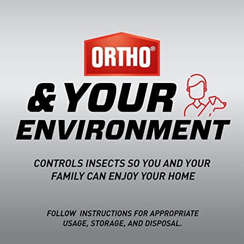 Ortho Home Defense Max Indoor Insect Barrier with Battery-Powered Sprayer, Kills Ants, Roaches, Spiders, Fleas and Ticks, 1.5 L.