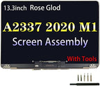 Screen Replacement for MacBook Air 13.3" A2337 2020 Year EMC 3598 Retina Full LCD Display Assembly 2560x1600 (Rose Gold)