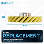 W10112253 Mixer Worm Gear Replacement Part by BlueStars – Compatible with Whirlpool & KitchenAid Mixers - Replaces 4162897 4169830 AP4295669 PS11748374 4161531 WPW10112253-4 PACKS