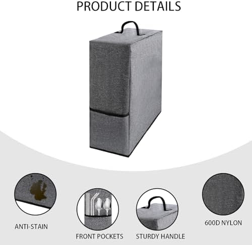 Machine Cover For Ninja Slushie, Machine Dust Cover, Protective Cover Accessories For Ninja Slushi Drink Maker, Machine Carrying Bag/Case Compatible With Ninja FS301/FS301C