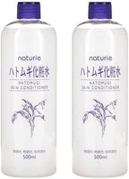 Naturie Adlay (Hatomugi) Skin Conditioner Lotion Toner 500ml Coix Seed Extract 2pack Bundle