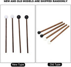 4PCS Steel Tongue Drum Mallets, 6.5in Rubber Percussion Mallets, Drum & Percussion Accessories for Child Drummers and Practitioners