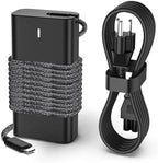 2025 New Slim Replacement for 65W Dell Laptop Charger USB C for Dell Latitude 3340 3440 3540 5340 5440 5540 7340 7440 7640 9440 2in1 XPS 13 9350 9360 9365-2in1 9370 9380 XPS 12 9250 Type C Power Cord