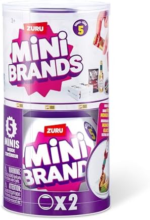 Mini Brands Series 5 (2 Pack) by ZURU Amazon Exclusive Mini Collectibles Full of Surprises, Mystery Minis and Accessories to Collect