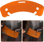 Curved Transfer Board Wheelchair Accessories for Transferring to Wheelchair ，Chair, Bed, Toilet, Car for Patient, Elderly, Disabled, 31.1 * 9.84 * 0.46" 3.64 lbs ABS Transfer Devices (Orange)