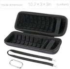 co2CREA Hard Travel Case Replacement for JBL Flip 6 FLIP 5 Waterproof Portable Bluetooth Speaker (Black Case + Inside Black)