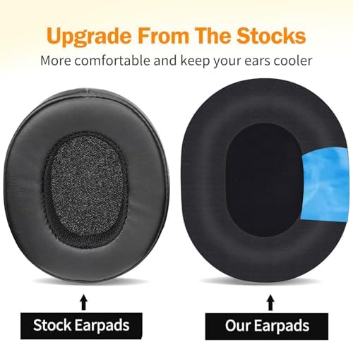 Skullcandy Crusher ANC Wireless Replacement Pads - Cooling Gel Earpads Upgrade for Crusher ANC/Evo/360, Hesh 3/Evo Headphones