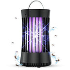 AICase Portable USB Electronic Rechargeable Mosquito Killer Lamp/Bug Zapper for Summer Trip,Outdoor Camping,Patio,Home and Garden,Mosquito Trap Indoor,Moth Trap/Bug Killer/Mosquito Killer Light(Black)
