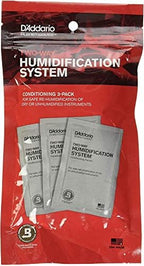 D'Addario Accessories Guitar Humidifier Packs - Two-Way Humidification System Conditioning Packets - For Restoring to Proper Guitar Humidification Level - 3 Restore Conditioning Packets