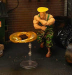 Jada Toys Street Fighter II Guile Action Figure 1:12 Scale, 6" Tall, Interchangeable Heads, Hands & Accessories