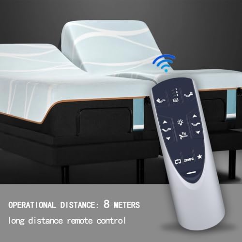 RF502A RF358A Replacement Remote Control for Tempur-Pedic Ergo or Ergo Extend Adjustable Bed Base JDLK.33.01.18 RF358A, JLDK.33.01.36, RF502A