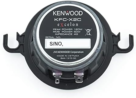 Kenwood eXcelon KFC-X2C 2.5-Inch Mid Range Factory Replacement Car Speakers, 120 Watts Max Power (Pair)