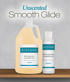 Biotone Revitalizing Massage Oil Unscented, 128 Ounces (1 Gallon)
