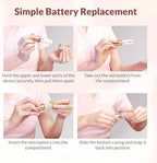 Facial Hair Removal for Women - Electric Razor Device, Small Dermaplaning Remover Tools Finishing Epilator Trimmer Flawless Face Dermaplane Shavers Beauty Gadgets Accessories by VISOFO (Agate)